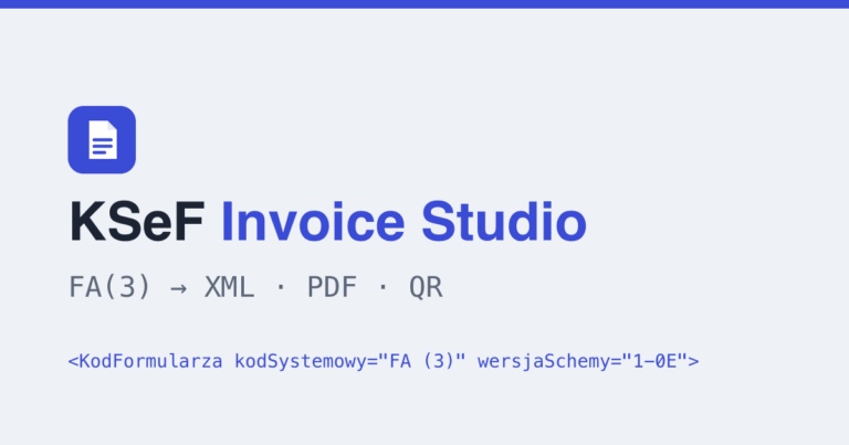 KSeF Invoice Studio